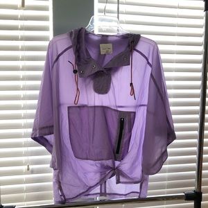 Lavender Silence & Noise Windbreaker/ Rain Poncho